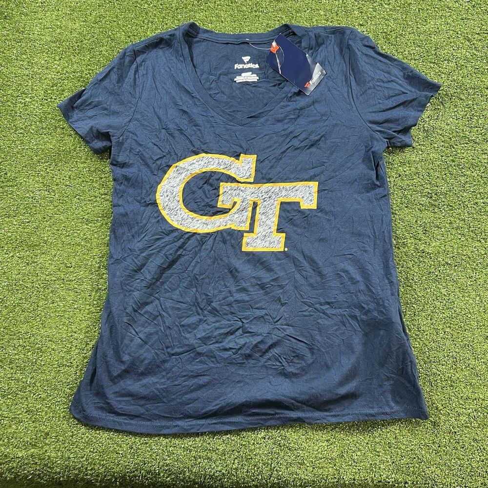 Georgia Tech Yellow Jackets Fanatics Women's Genius #1 T-Shirt Medium NWT